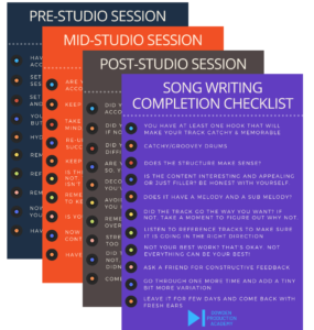 Free Music Production Checklists | Dowden Music